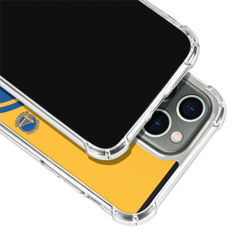 NBA Golden State Warriors Large Logo iPhone 14 Pro Clear Case